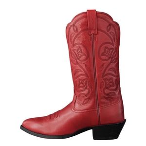 Ariat Heritage Western R-Toe Red Boots